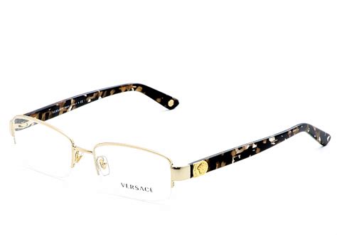 versace glasses pale gold|Versace gold frame glasses men's.